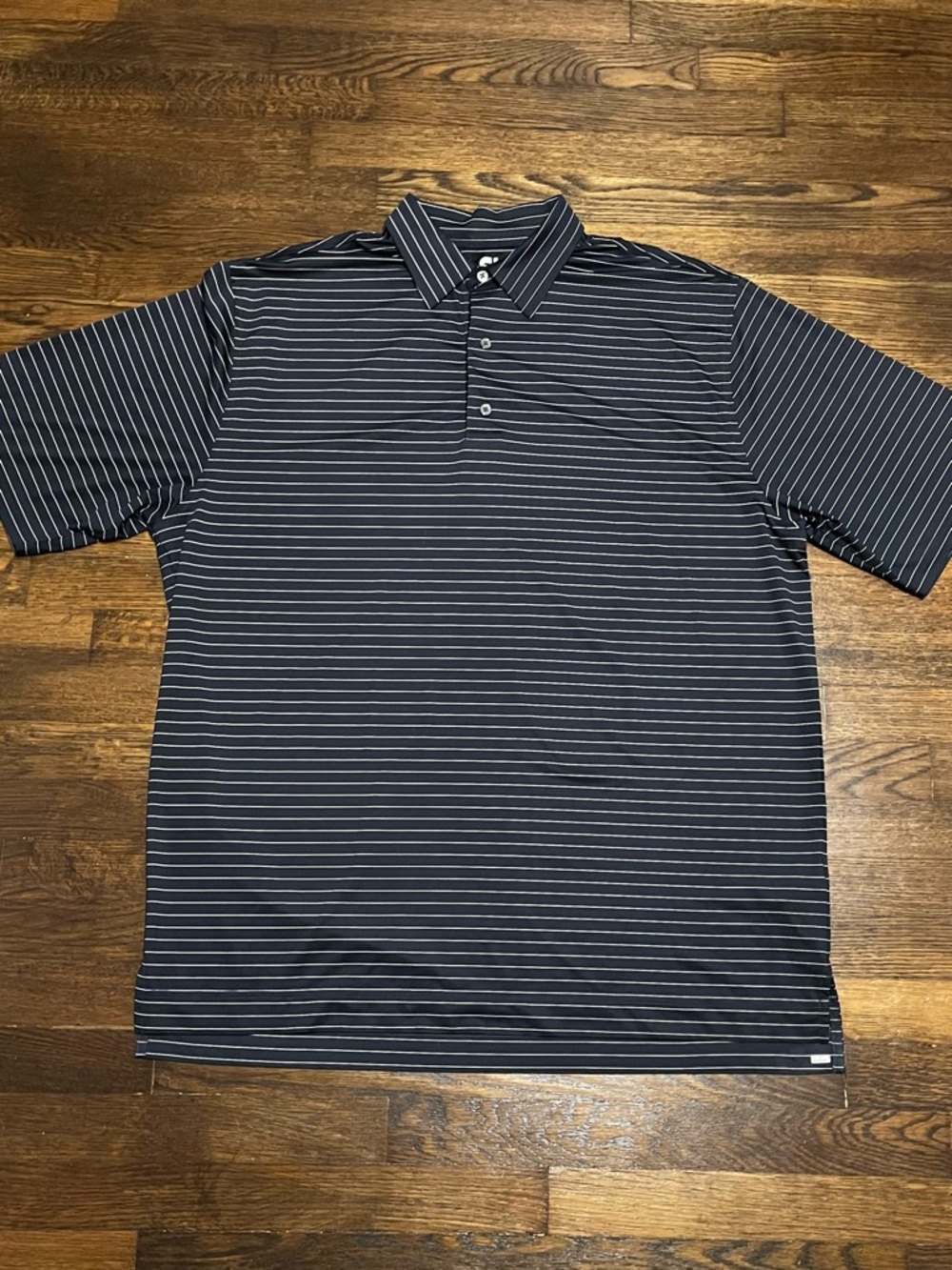 FootJoy Men's Athletic Fit ProDry Performance Classic Stripe Golf Polo XXL